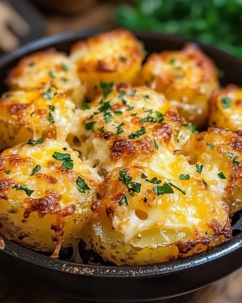 Air Fryer Cheesy Potatoes