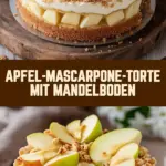 Apfel-Mascarpone-Torte mit Mandelboden 19 Pinterest Hidden Image