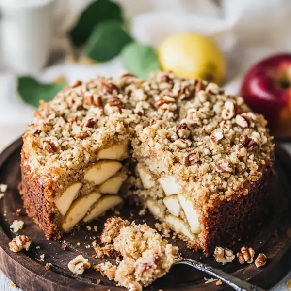 Apfel-Walnuss-Streusel-Kuchen