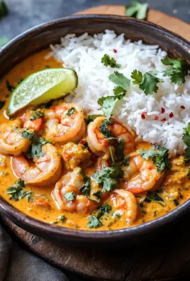 Aromatisches Garnelen Curry mit Kokosmilch und Reis 28 Aromatisches Garnelen Curry mit Kokosmilch und Reis