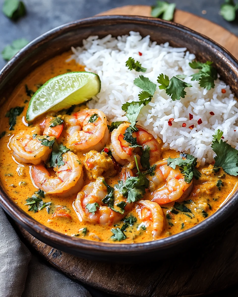 Aromatisches Garnelen Curry mit Kokosmilch und Reis 26 Aromatisches Garnelen Curry mit Kokosmilch und Reis