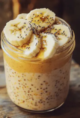 Bananen-Erdnussbutter Overnight Oats
