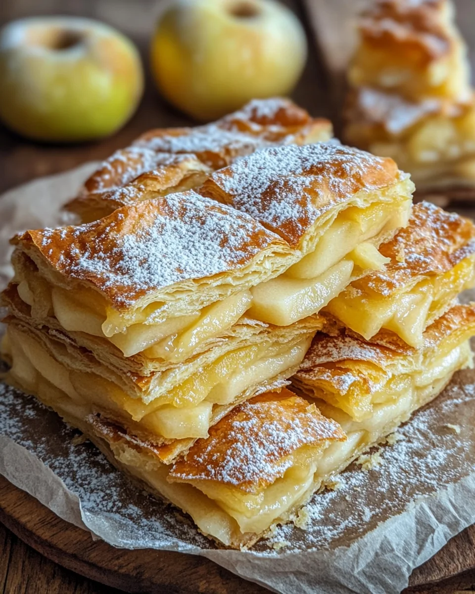 Bl&auml;tterteigkuchen
