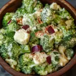 Brokkoli-Salat mit cremiger Sauce