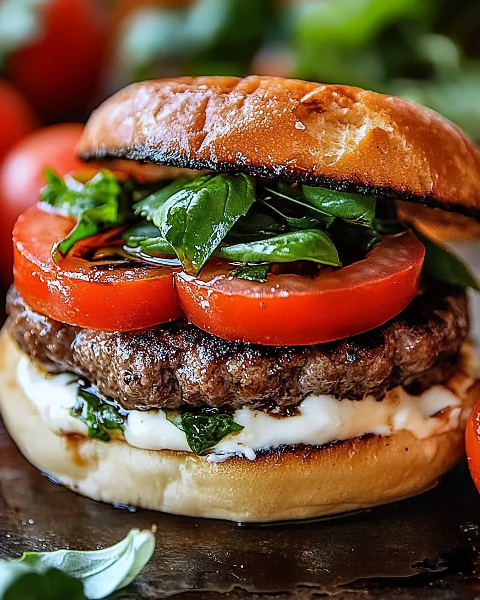 Bruschetta-Burger