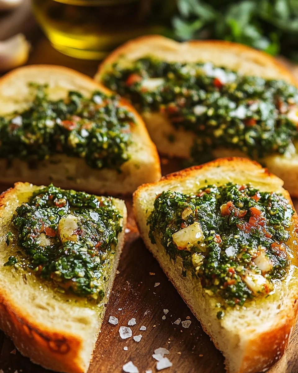 Chimichurri Knoblauchbrot 20 Chimichurri