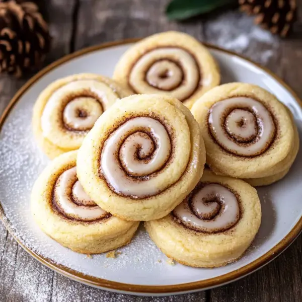 Cinnamon Roll Cookies - Zimtschnecken-Plätzchen