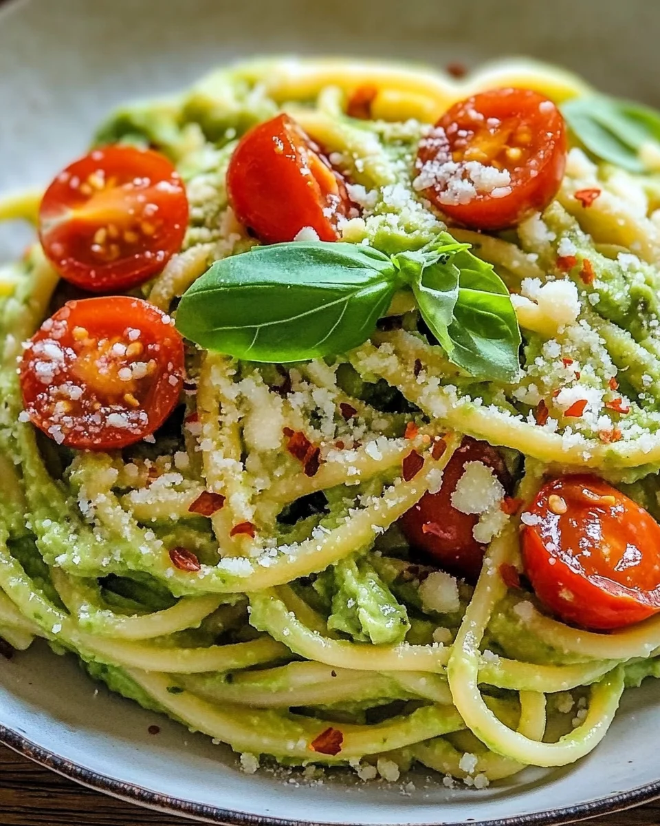 Cremige Avocado Pasta
