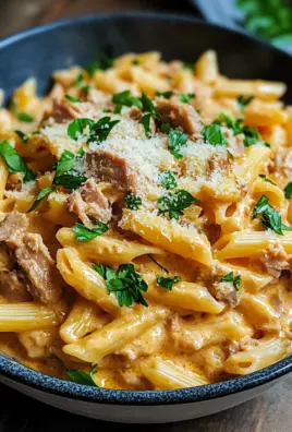 Cremige One Pot Pasta mit Thunfisch