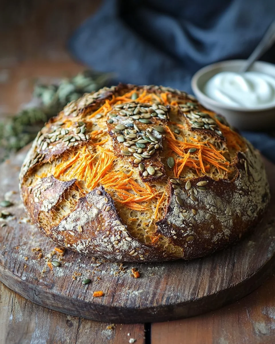 Dinkel Joghurt Brot mit Möhren - Rübli-Brot 20 Dinkel