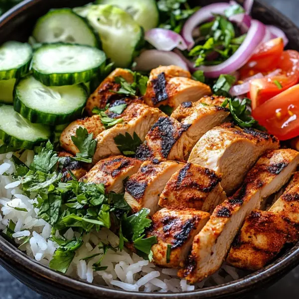 Döner-Bowl mit Hähnchen