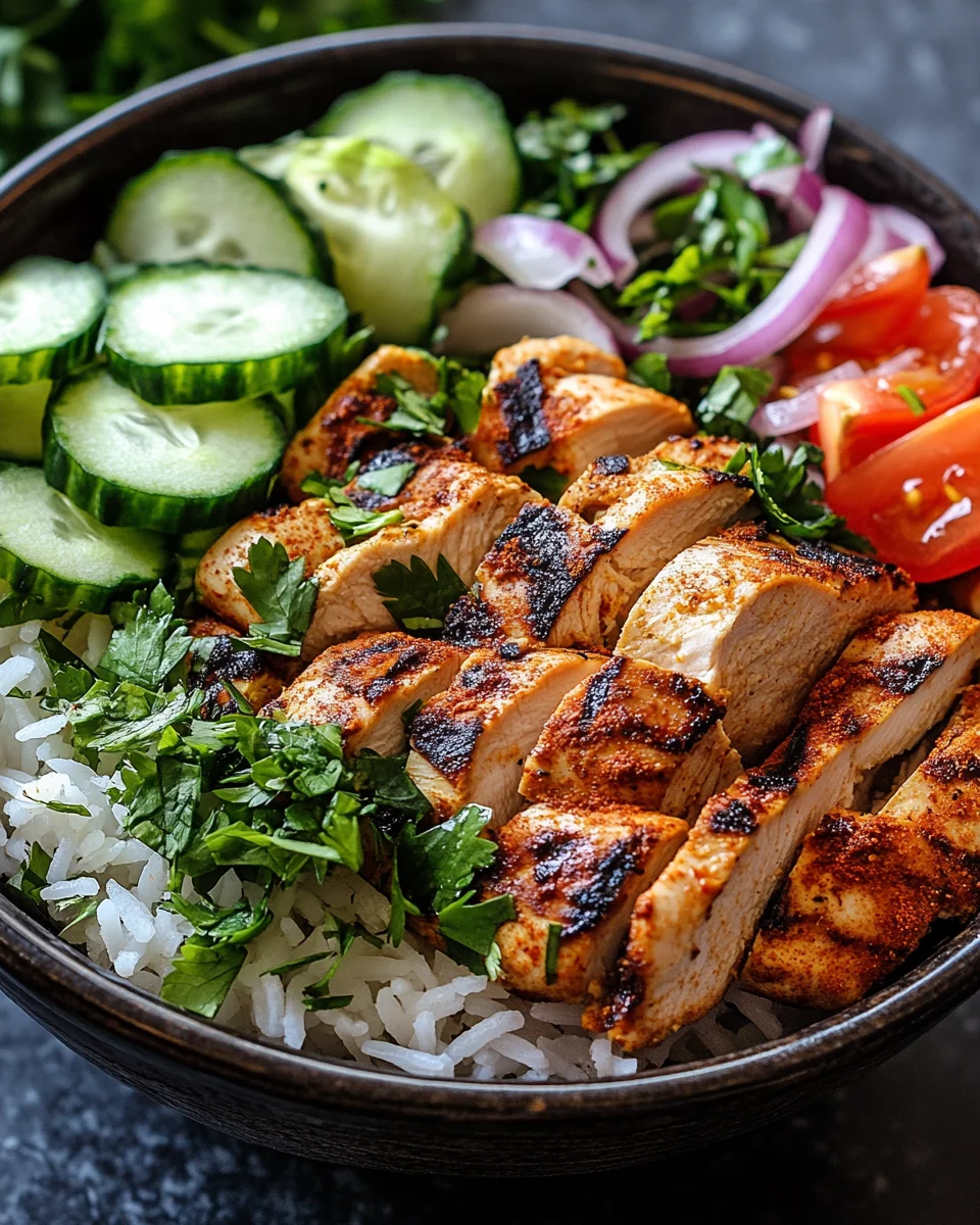 Döner-Bowl mit Hähnchen