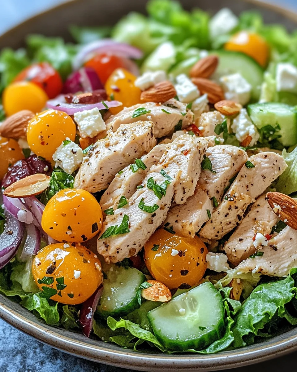 Einfacher Hähnchen Salat