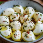 Eingelegter Mozzarella