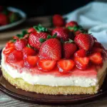 Erdbeerkuchen mit Schmand-Vanillecreme Rezept