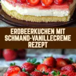 Erdbeerkuchen mit Schmand-Vanillecreme Rezept 24 Pinterest Hidden Image