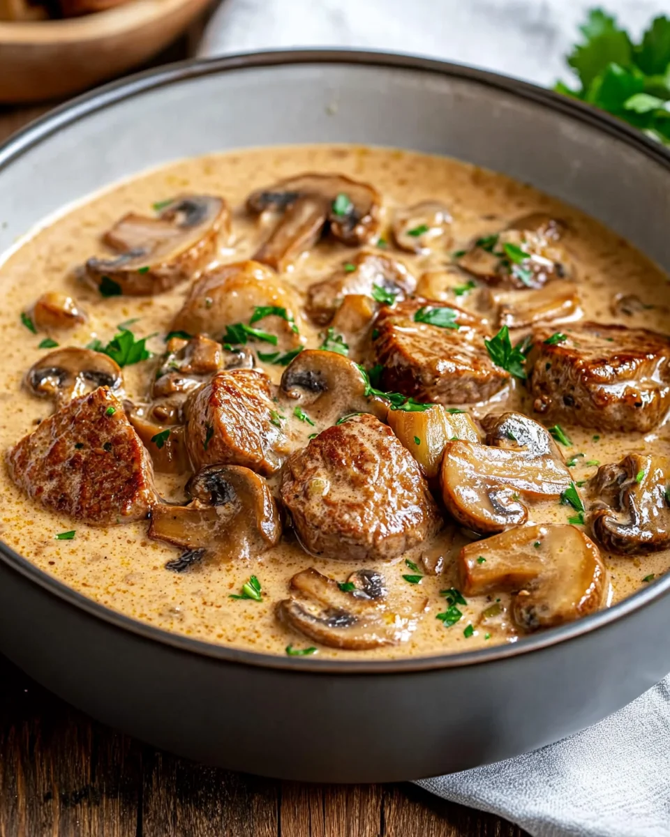 Filettopf mit Champignons 28 Filettopf