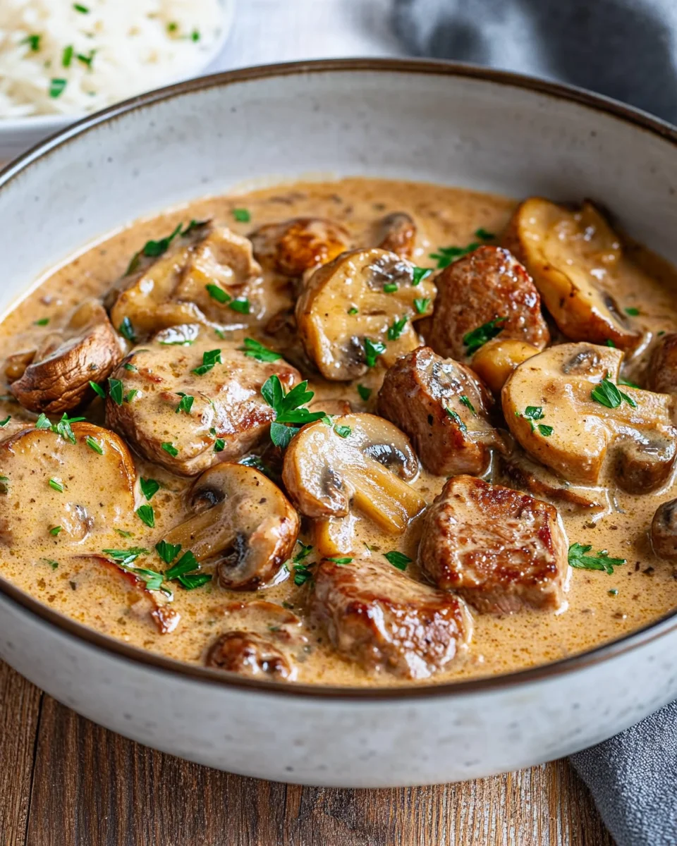 Filettopf mit Champignons 30 Filettopf mit Champignons