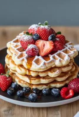 Fluffige Waffeln