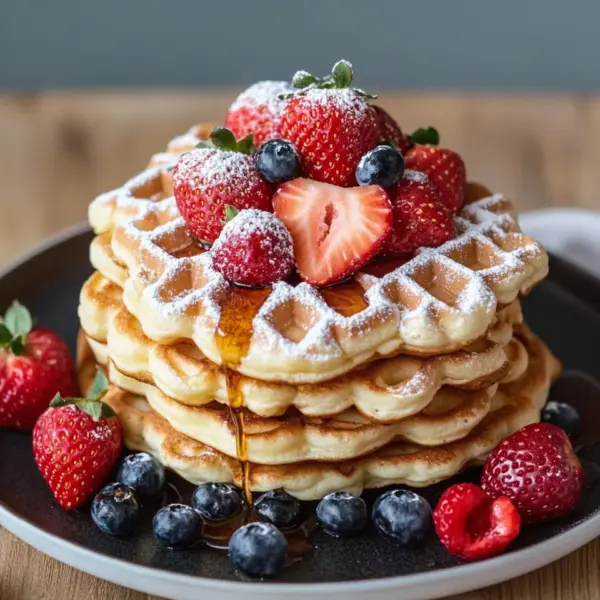Fluffige Waffeln