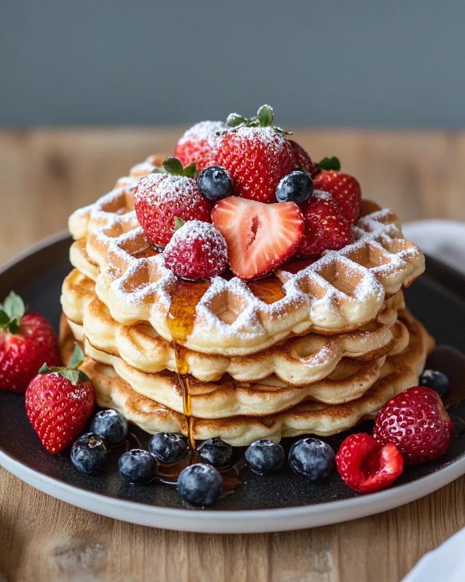Fluffige Waffeln