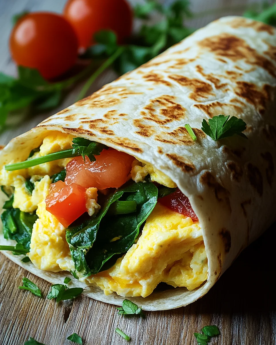Frühstückswrap mit Ei