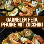 Garnelen Feta Pfanne mit Zucchini 20 Pinterest Hidden Image