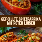Gefüllte Spitzpaprika mit roten Linsen 21 Pinterest Hidden Image