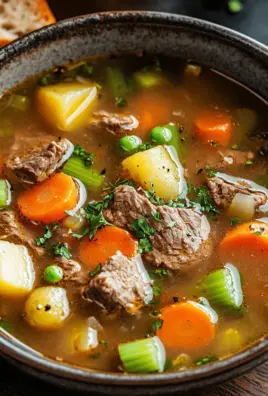 Gemüse Rindfleisch Suppe