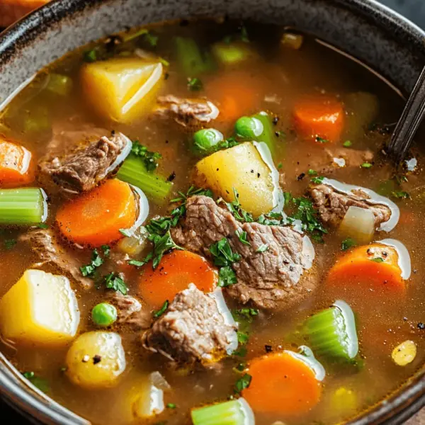 Gemüse Rindfleisch Suppe