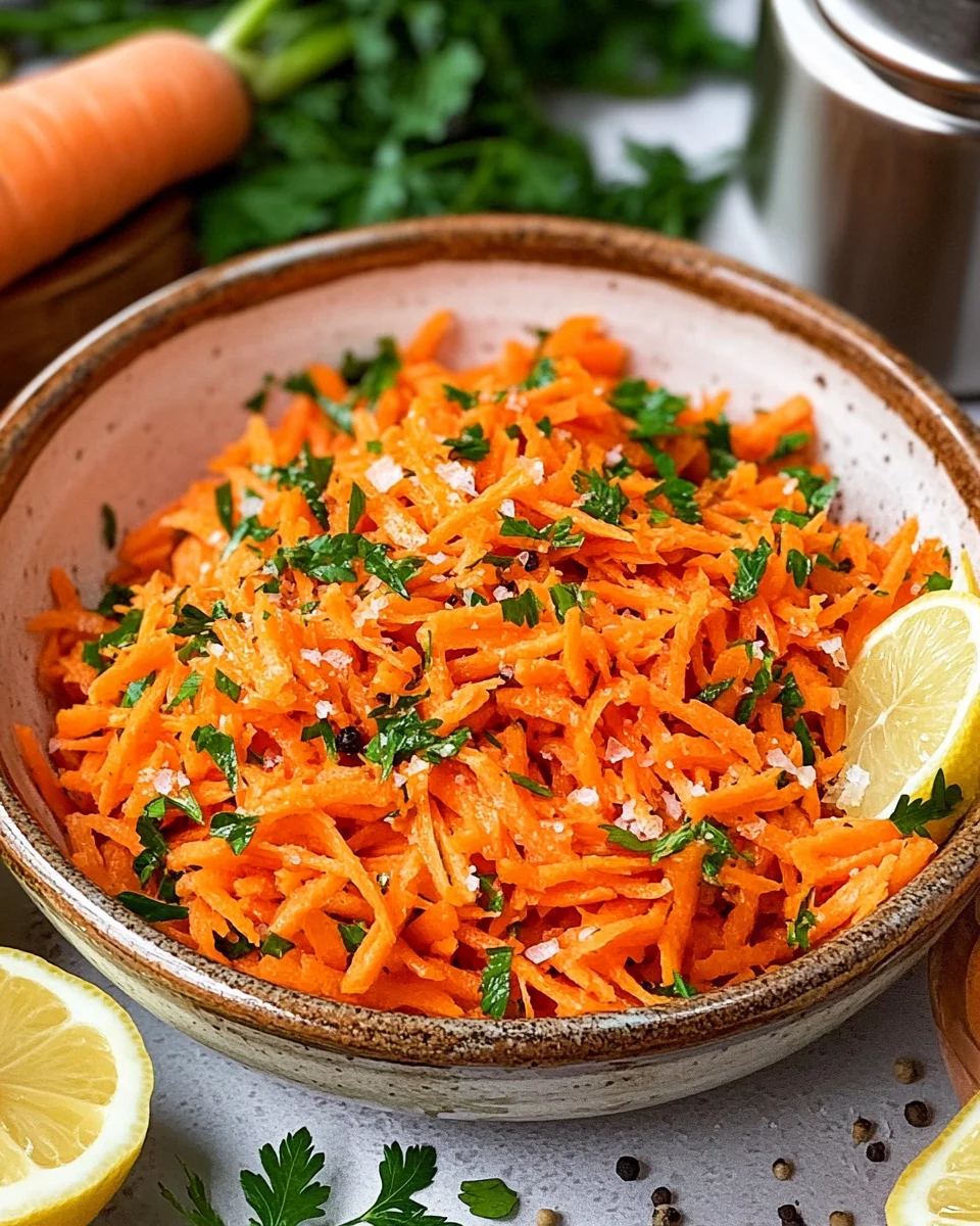Gesunder Karottensalat