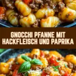 Gnocchi Pfanne mit Hackfleisch und Paprika 24 Pinterest Hidden Image