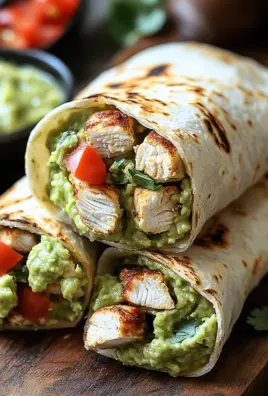 Guacamole Chicken Wraps 23 Guacamole Chicken Wraps