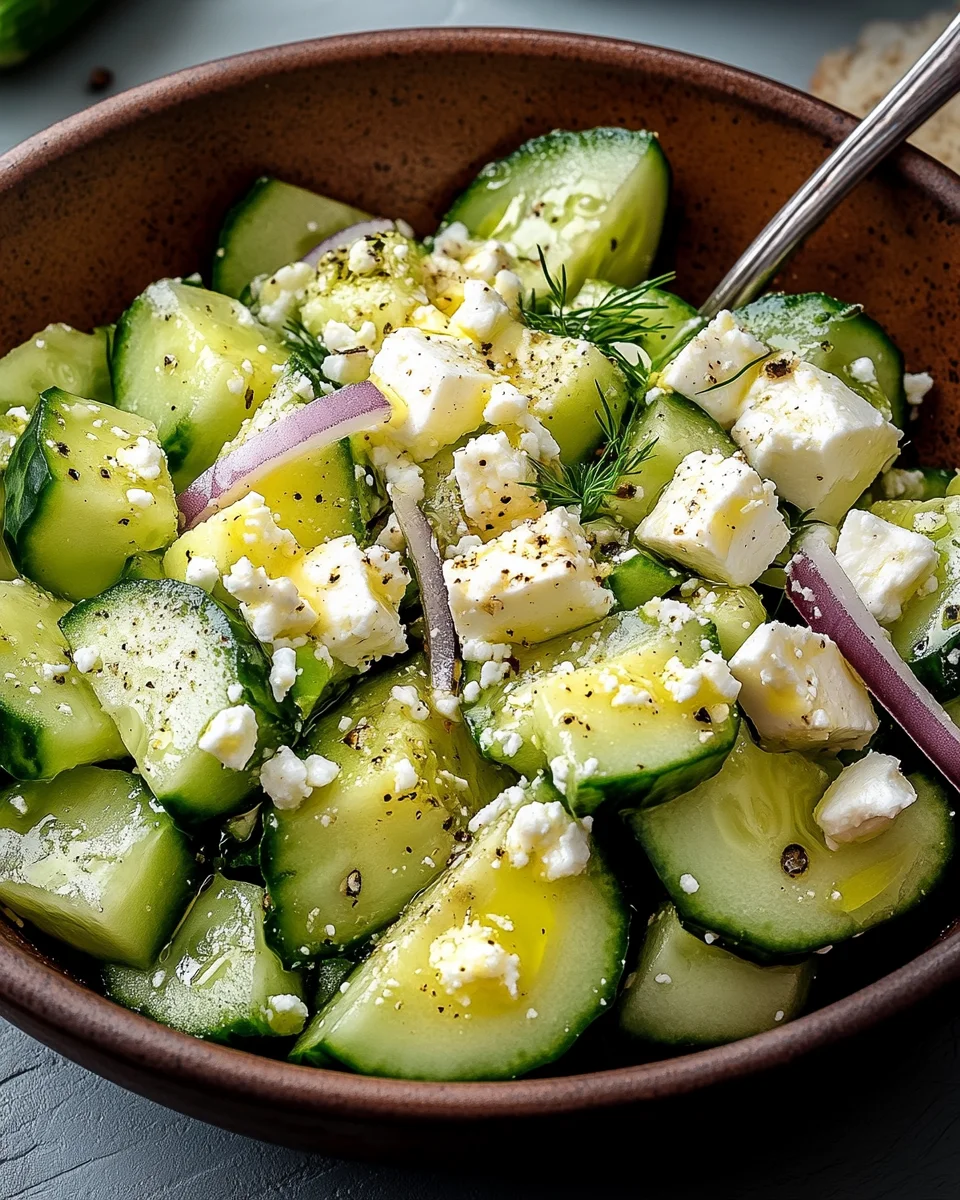 Gurken-Avocado-Salat mit Feta 19 Gurken-Avocado-Salat