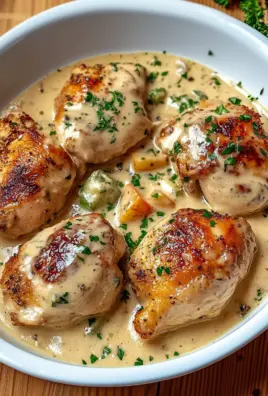 Hähnchen in Frischkäsesauce 28 Hähnchen in Frischkäsesauce