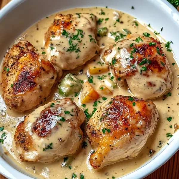 Hähnchen in Frischkäsesauce