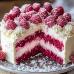 Himbeer-Raffaello-Torte ohne Gelatine