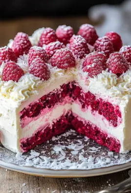Himbeer-Raffaello-Torte ohne Gelatine 34 Himbeer-Raffaello-Torte ohne Gelatine