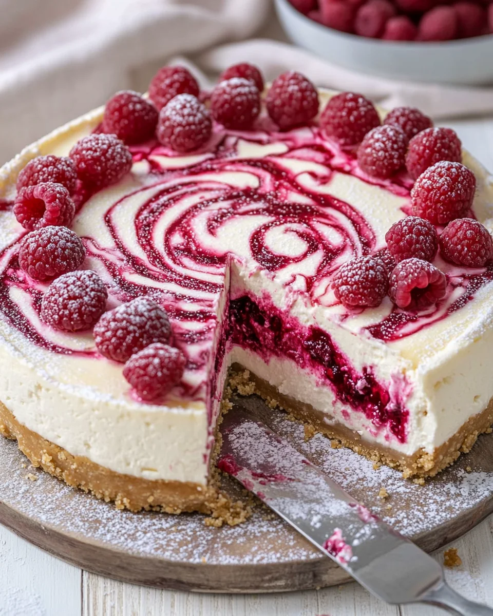 Himbeer Schmand Cheesecake 18 Himbeer