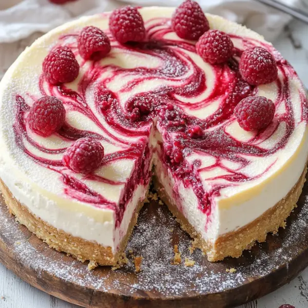 Himbeer Schmand Cheesecake