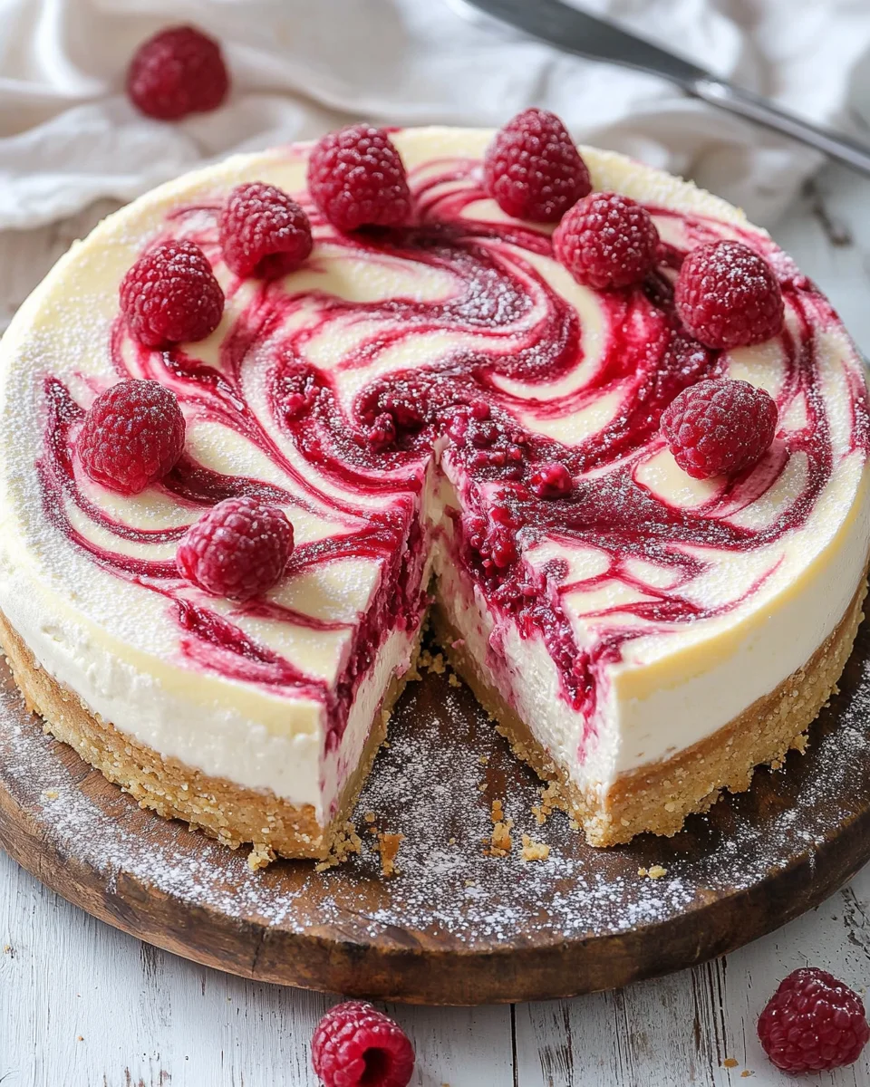 Himbeer Schmand Cheesecake
