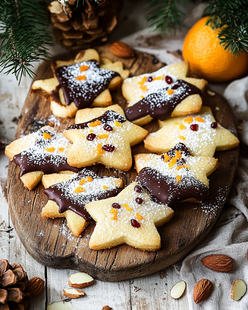 Himmelsboten oder mürbe Orangen-Plätzchen 20 Himmelsboten