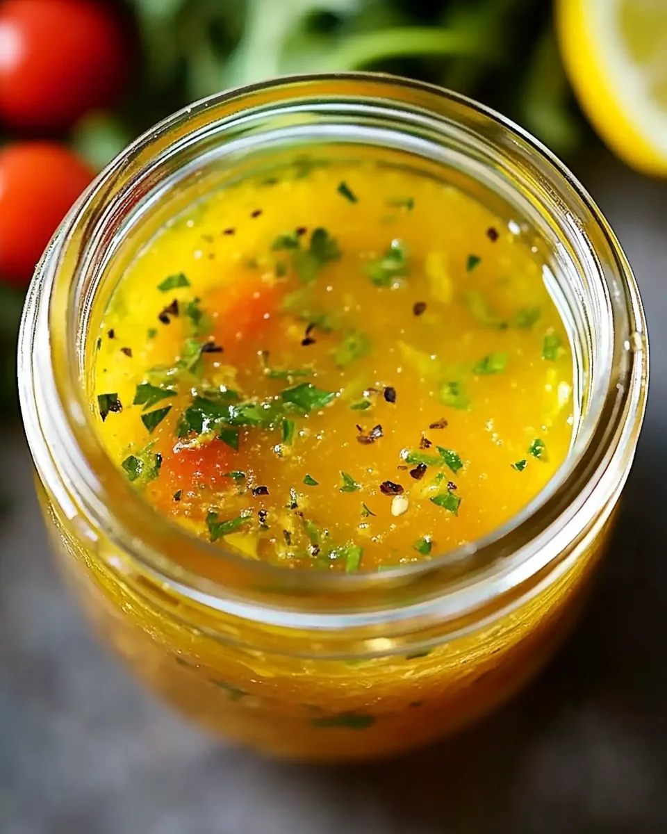 Honig-Senf-Zitronen-Vinaigrette