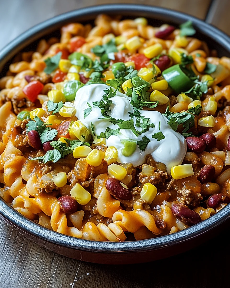 Käsiger Taco Nudelauflauf 25 Käsiger