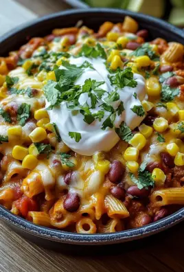 Käsiger Taco Nudelauflauf