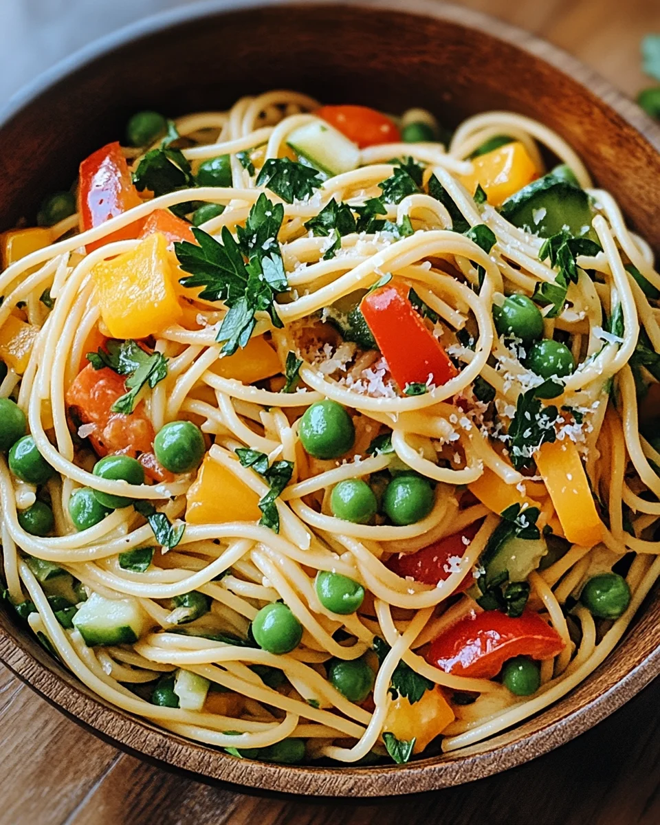 Kalifornischer Spaghetti-Salat