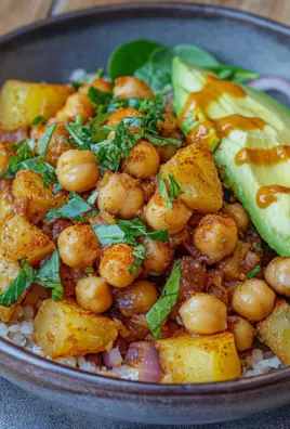 Kartoffel-Bowl mit Kichererbsen