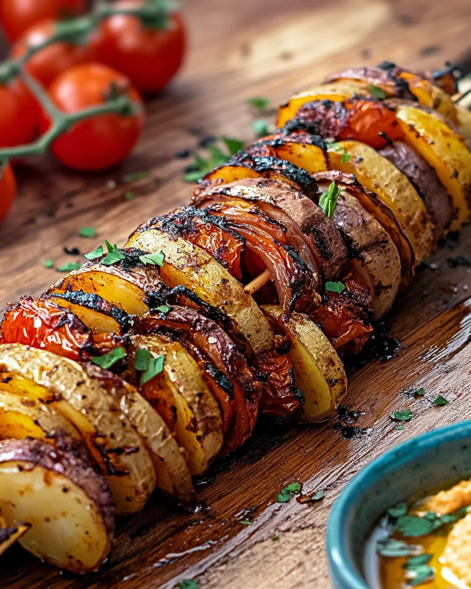 Kartoffel-Schawarma mit Tomaten-Hummus 16 Kartoffel-Schawarma