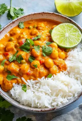 Kichererbsen-Curry mit Kokosmilch