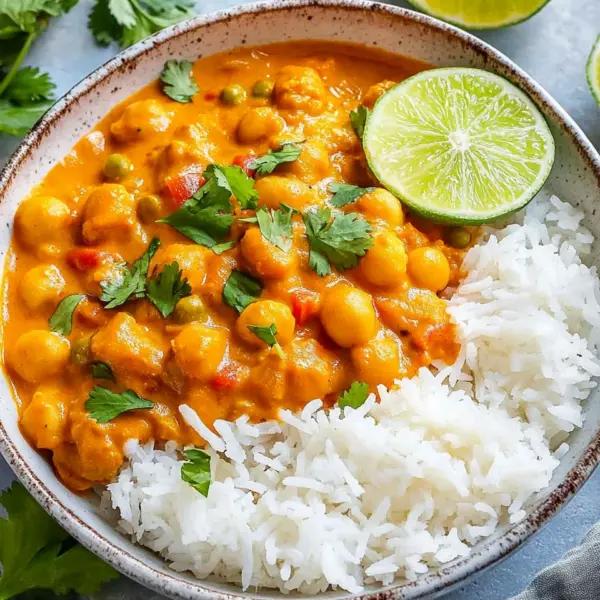 Kichererbsen-Curry mit Kokosmilch